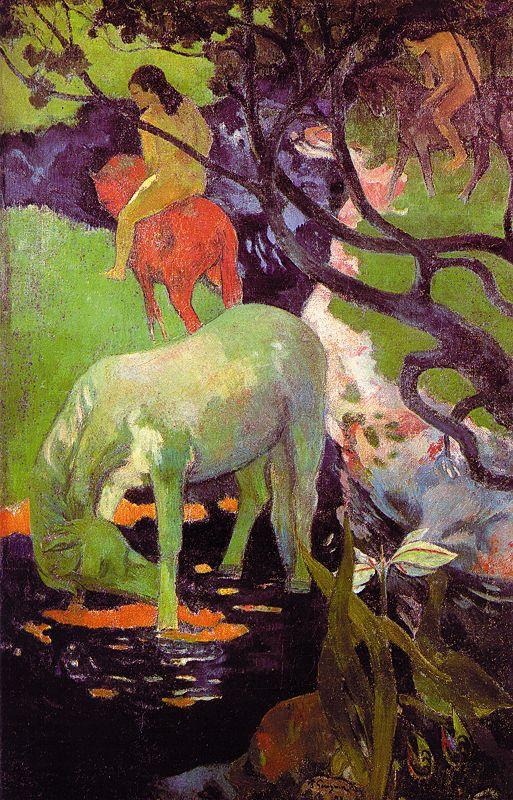 Paul Gauguin The White Horse r Germany oil painting art